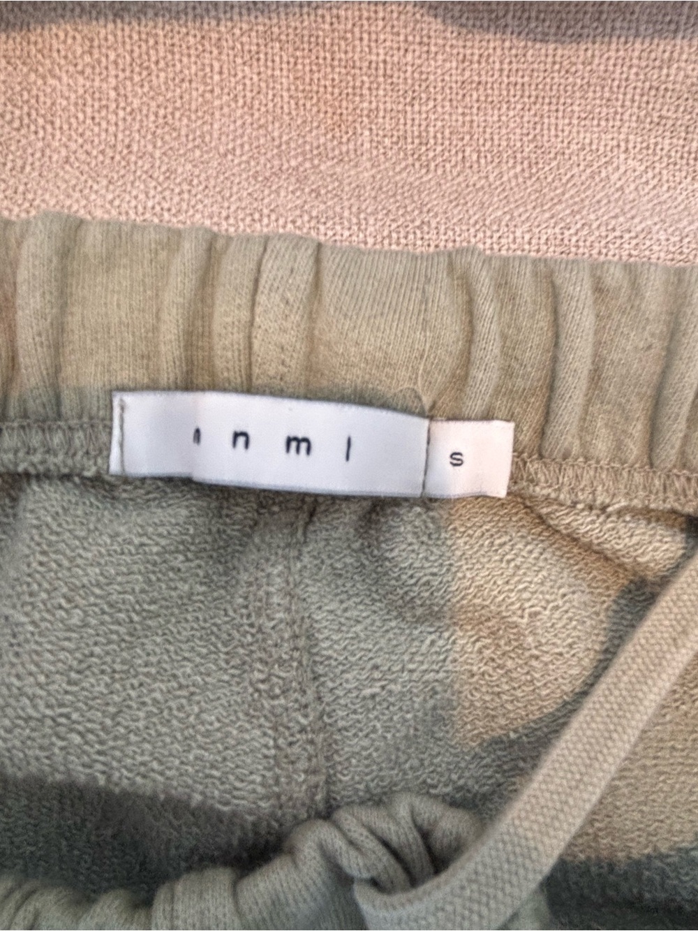 MNML Olive Drawstring Sweatpants - Picture 3 of 4